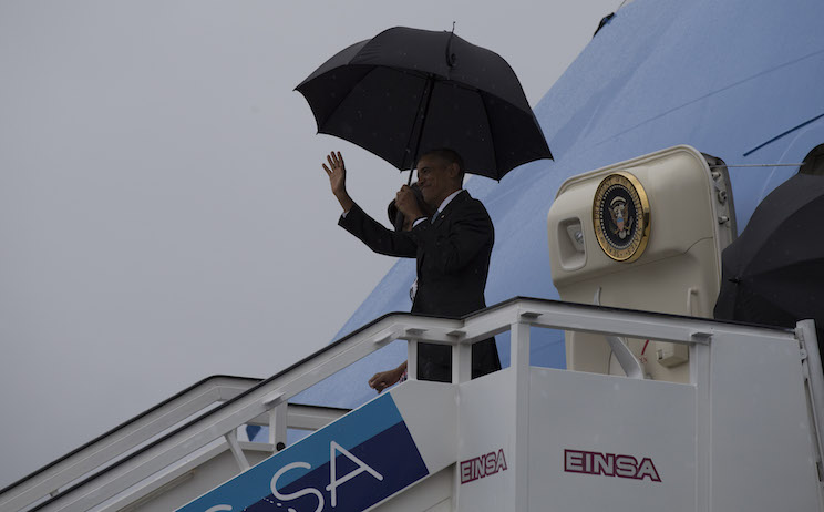 Obama llega a Cuba